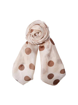 BCRoselil Large Dot Silk Scarf