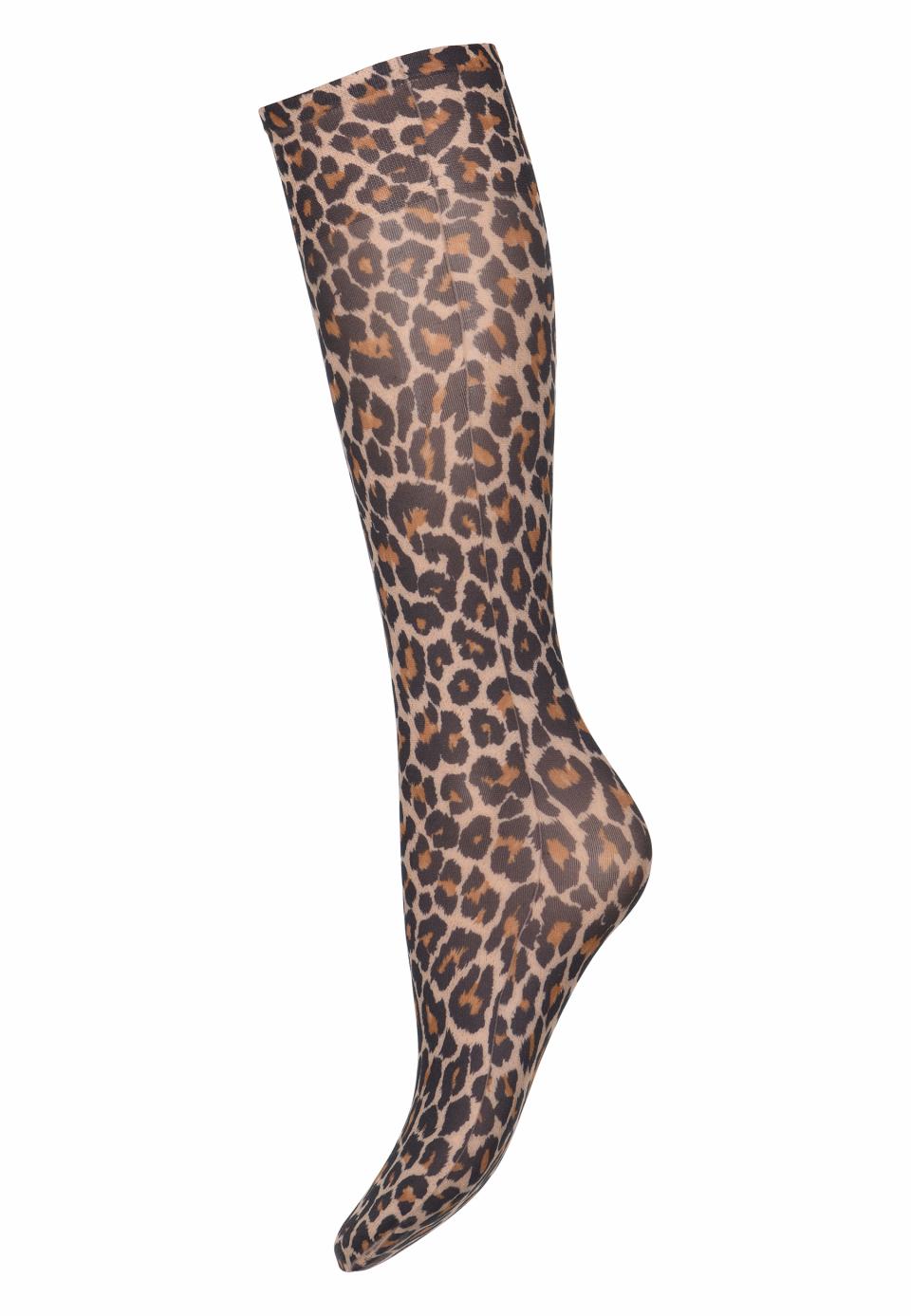 Leopard knee high - 50 Den OS
