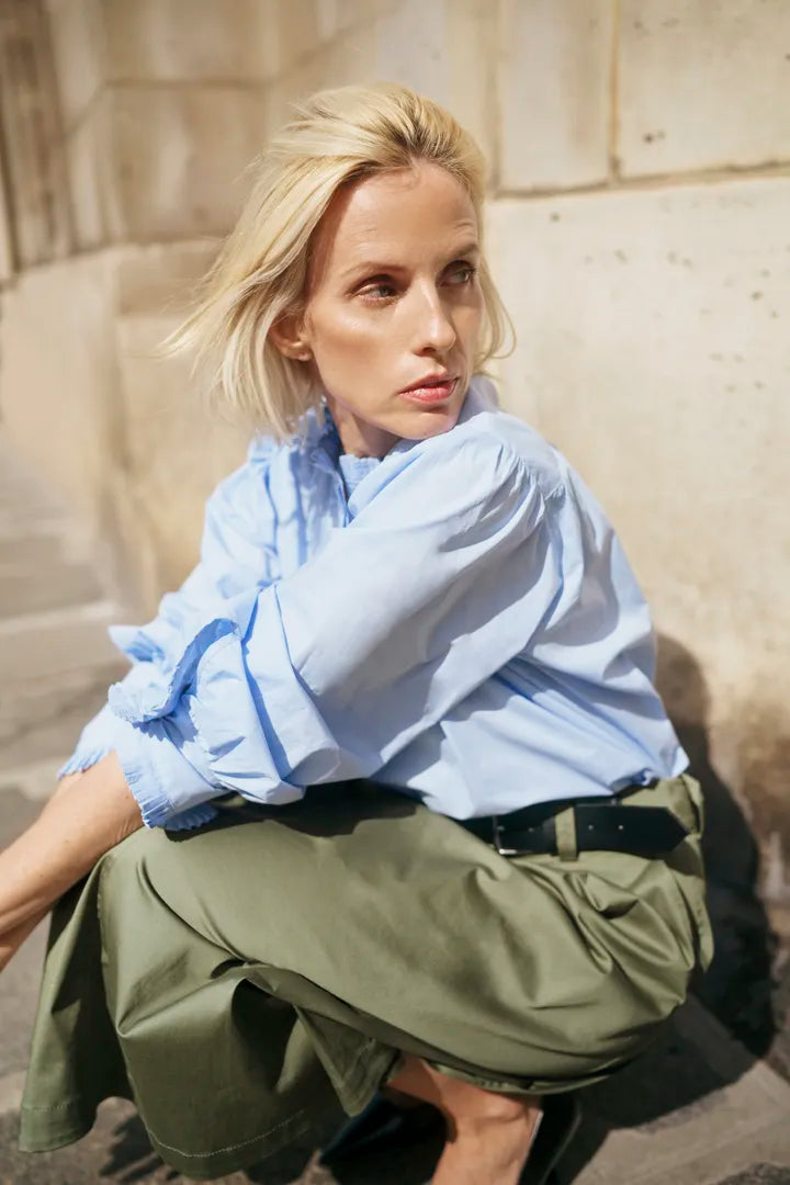 KBElse Blouse with Plise Sleeve