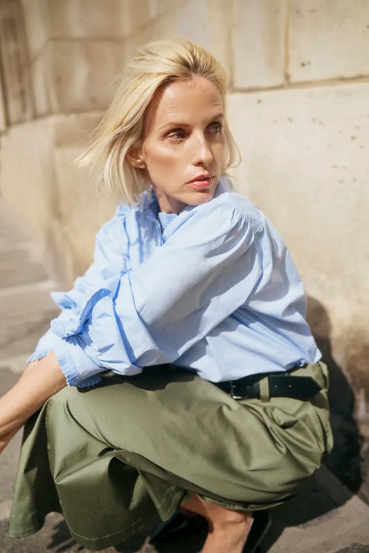 KBElse Blouse with Plise Sleeve