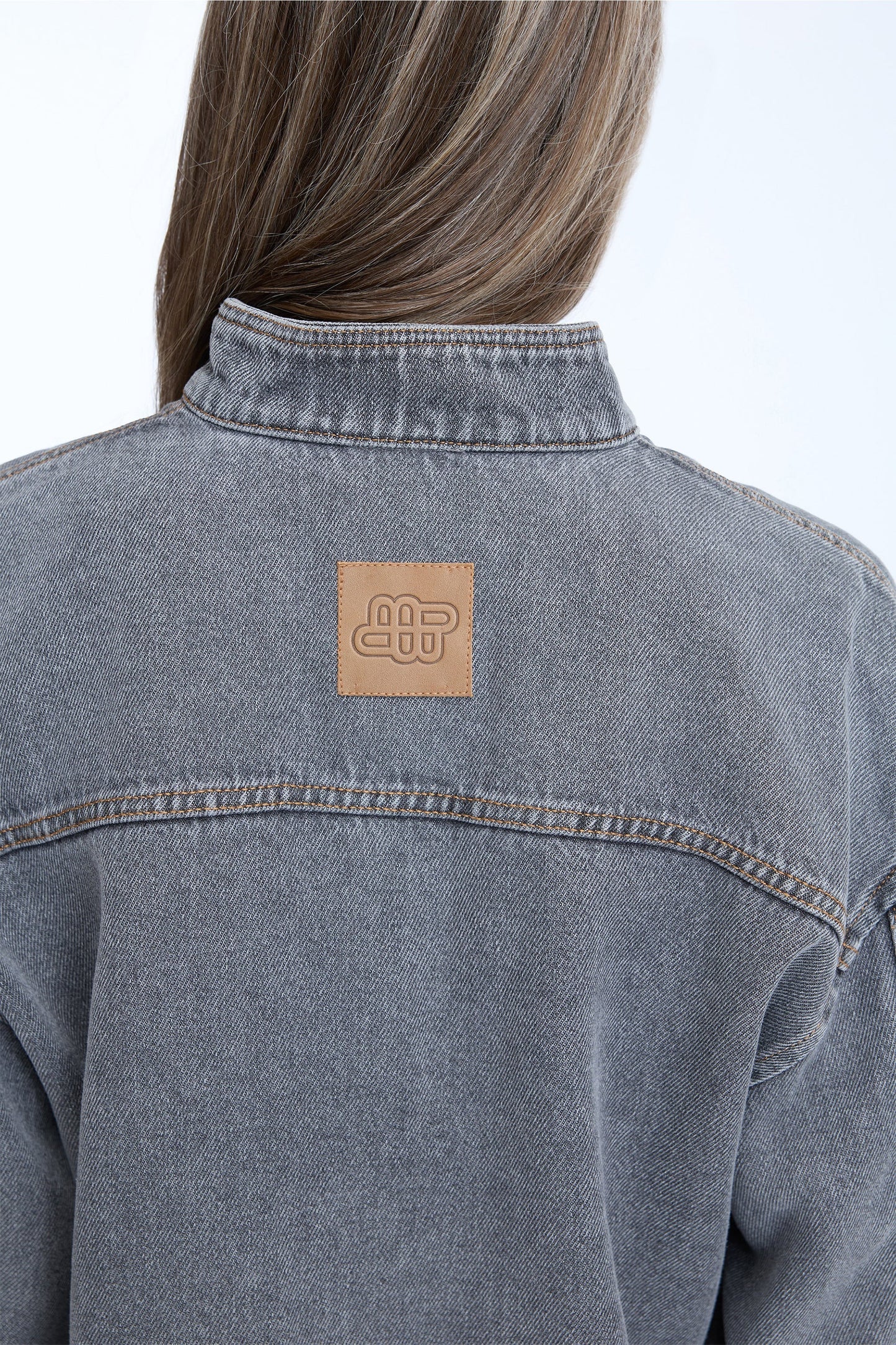 Tuxa Denim Shirt Grey
