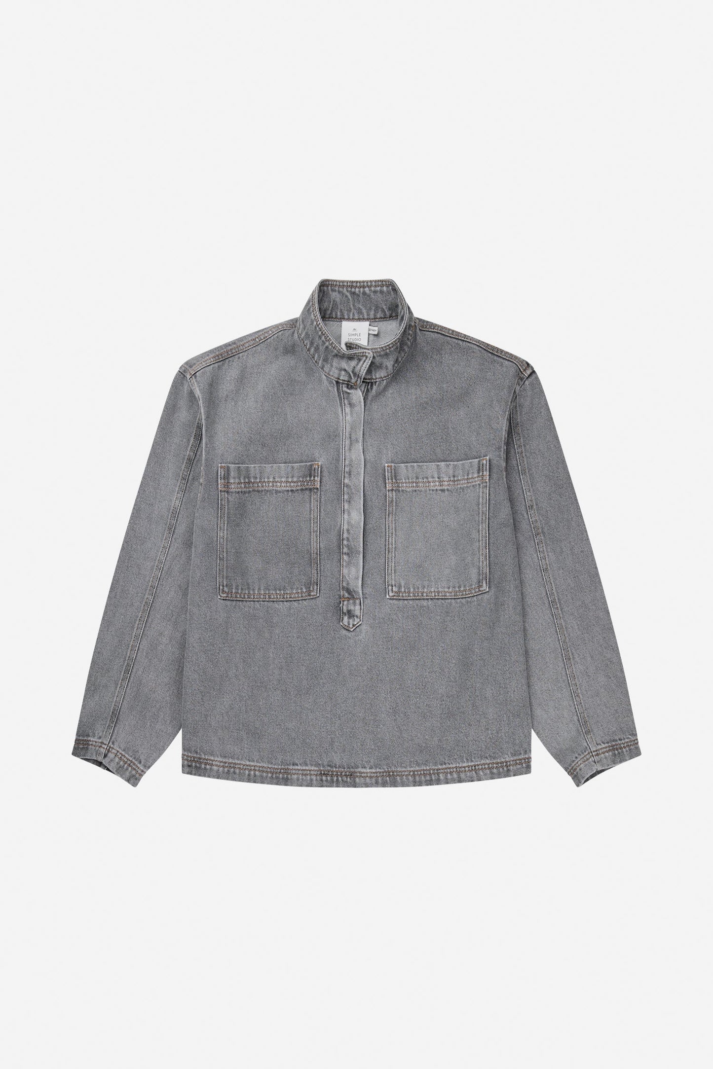 Tuxa Denim Shirt Grey
