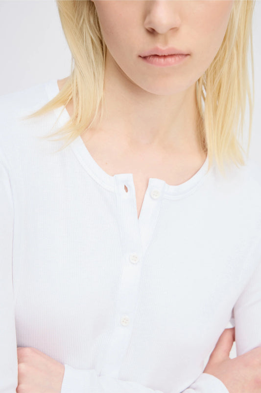 Grace Ribbed Long Sleeved T-Shirt