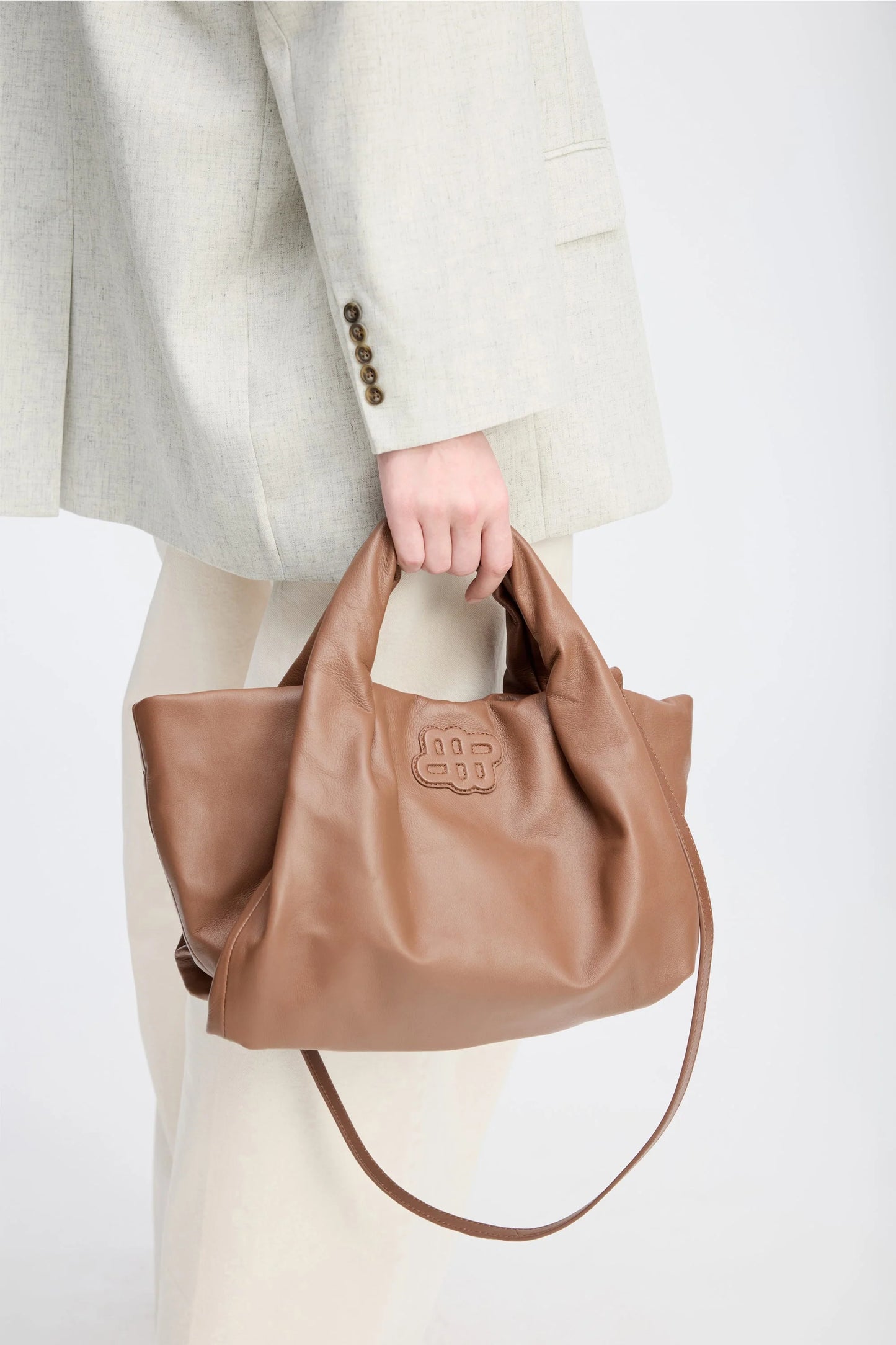 Lix Leather Embossed Handbag