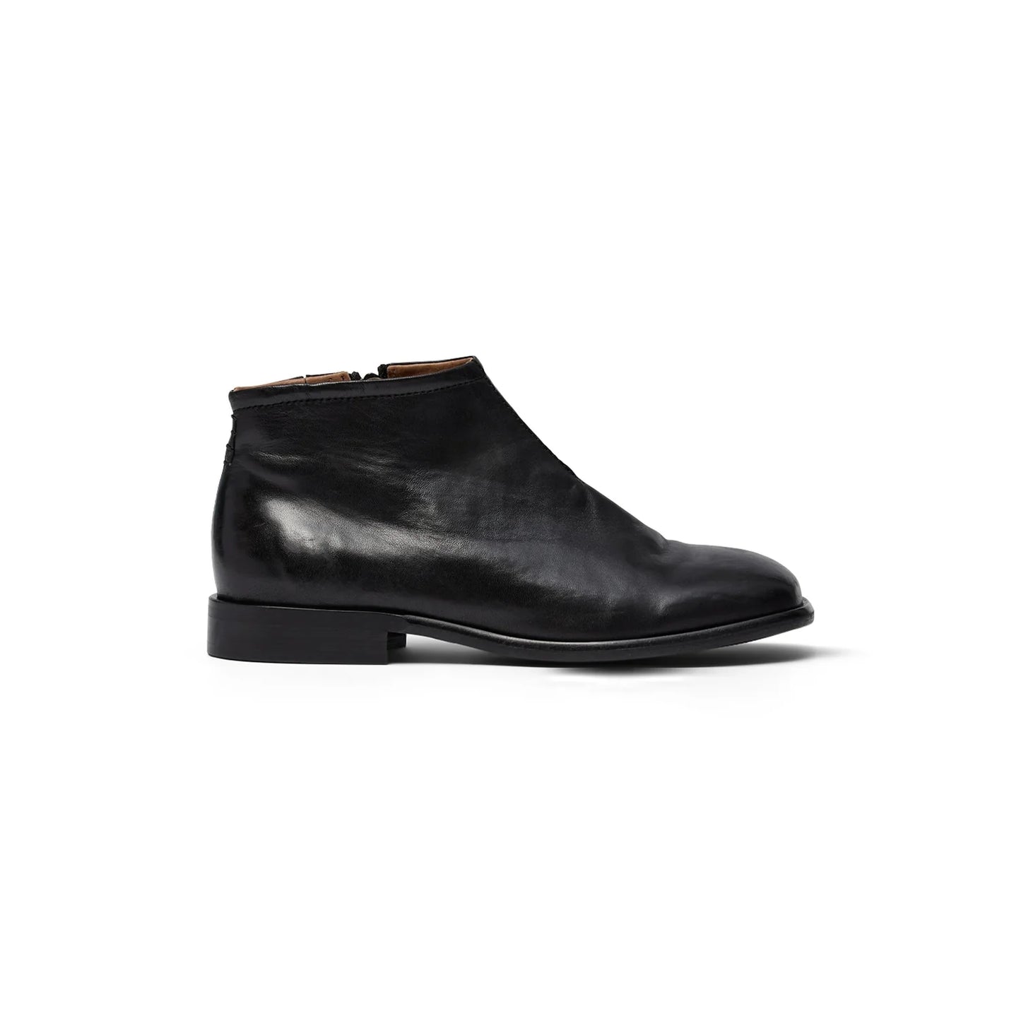 PALissa Square/Rounded Toe Ankle Boot Black