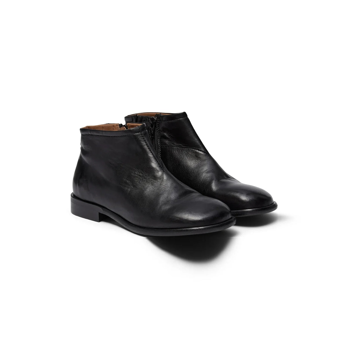 PALissa Square/Rounded Toe Ankle Boot Black