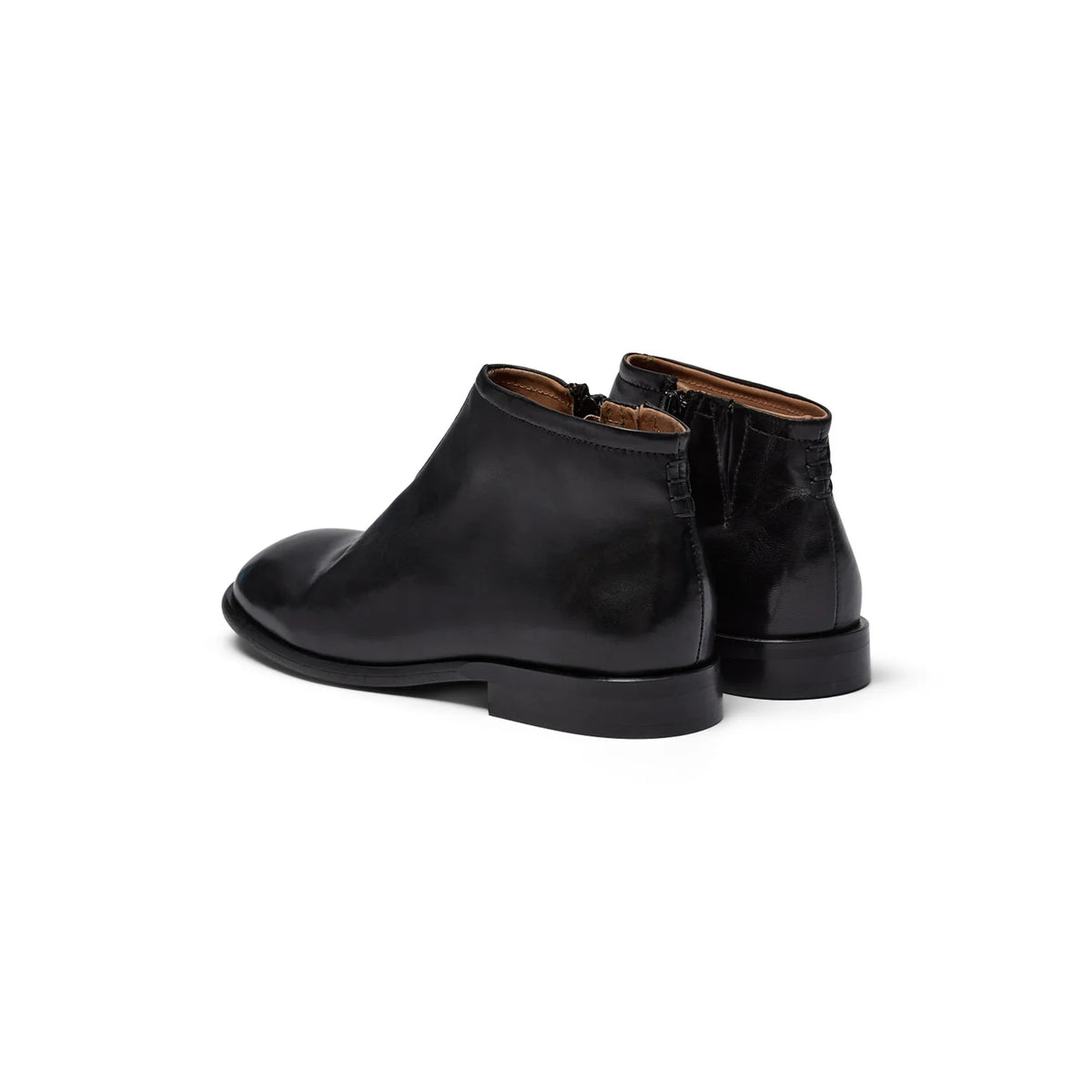 PALissa Square/Rounded Toe Ankle Boot Black