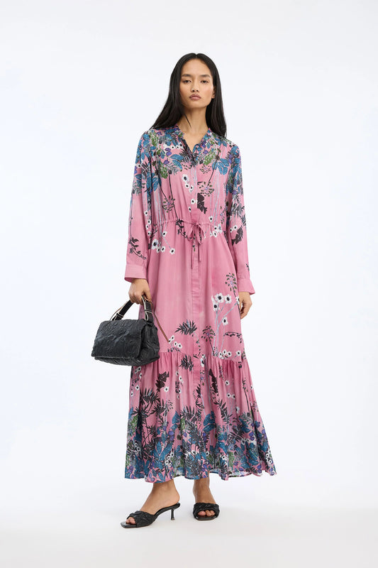 Bernadette Floral Maxi Dress PrintBerry
