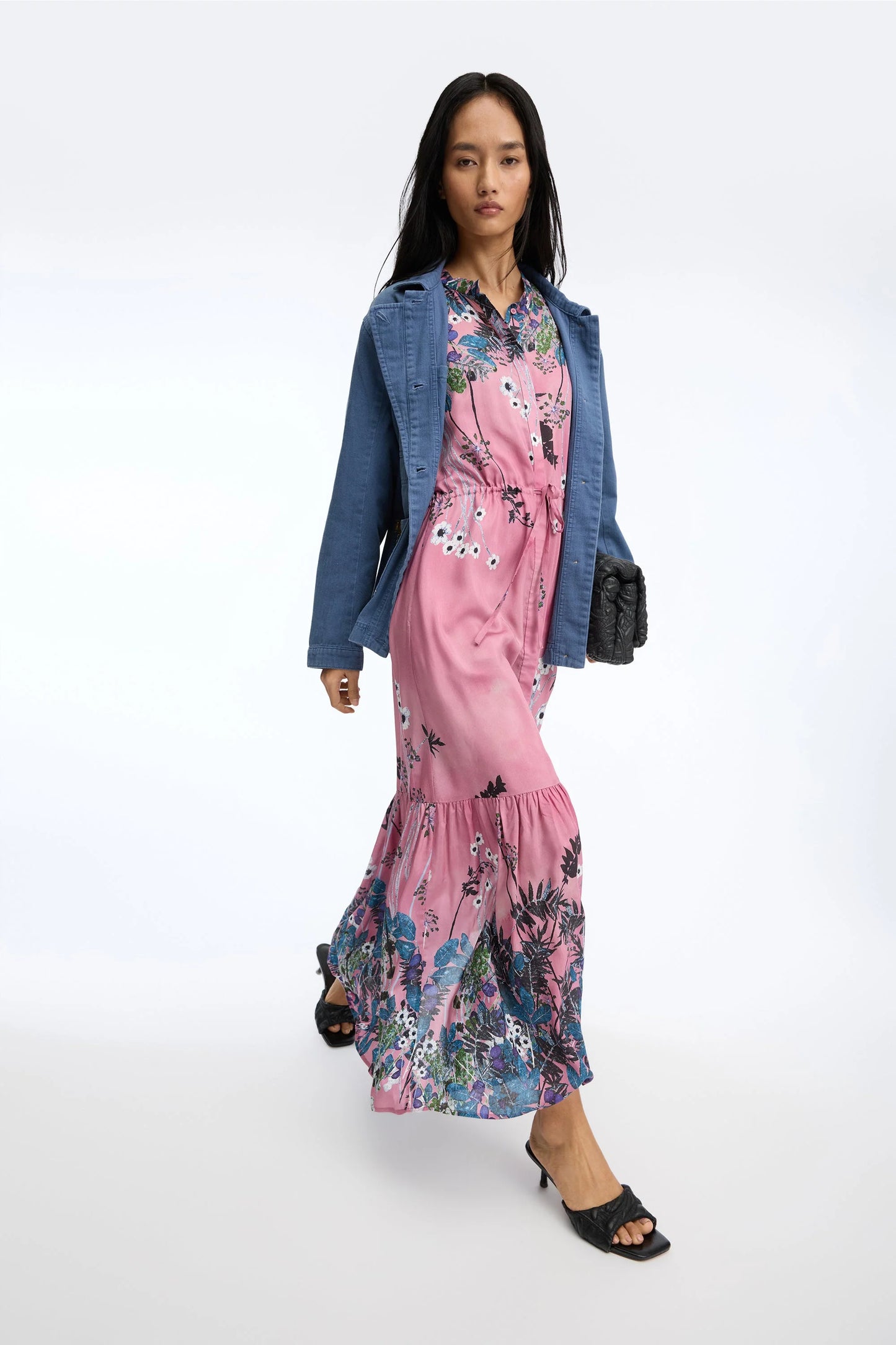 Bernadette Floral Maxi Dress PrintBerry