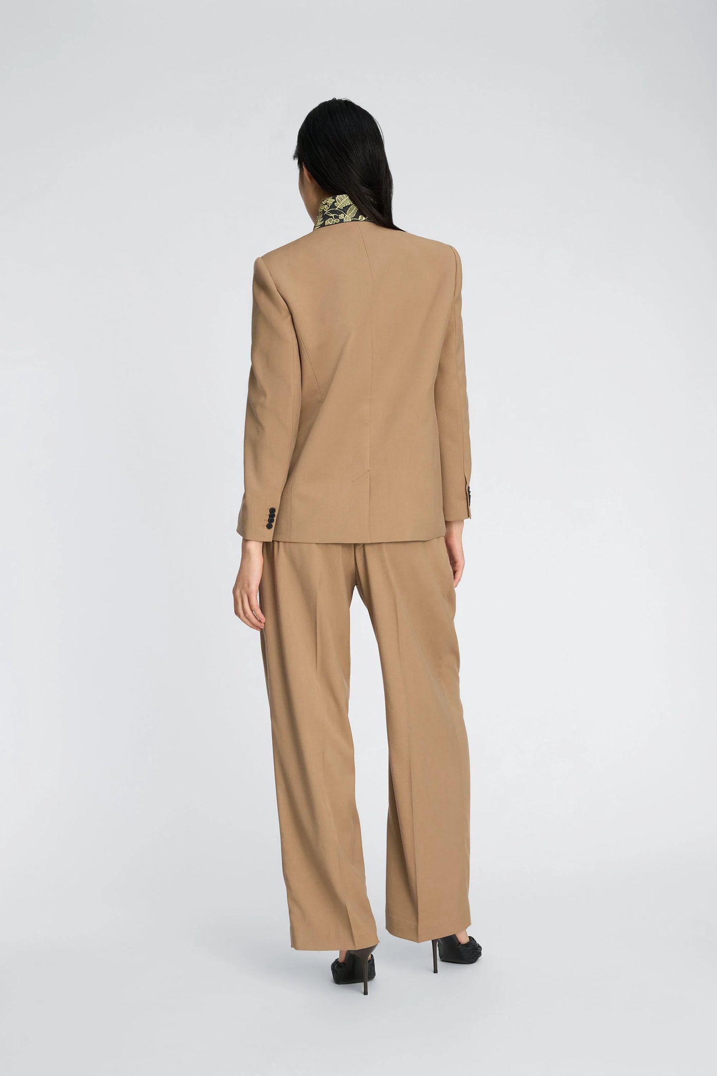 Bineeta Tailored Blazer Camel