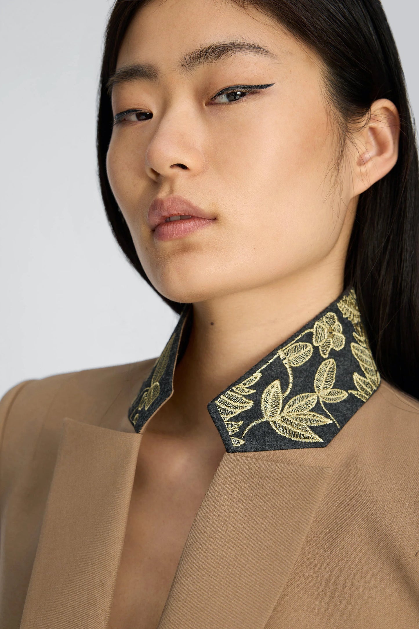 Bineeta Tailored Blazer Camel
