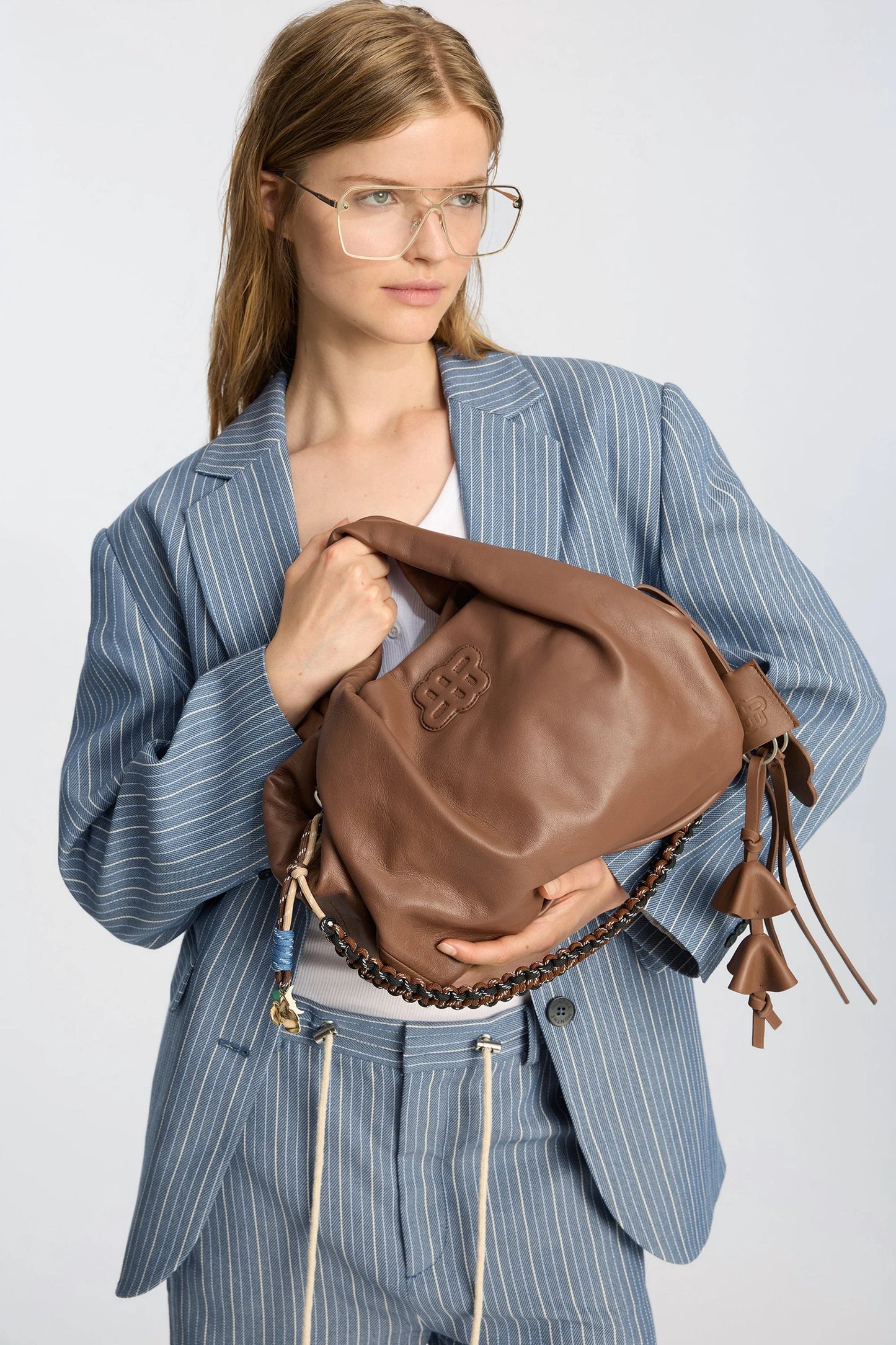 Lix Leather Embossed Handbag