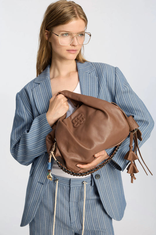 Lix Leather Embossed Handbag