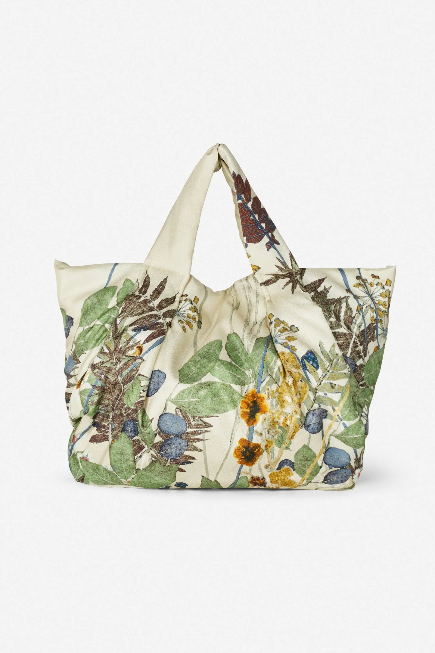 Lix Printed Silk Bag Creme