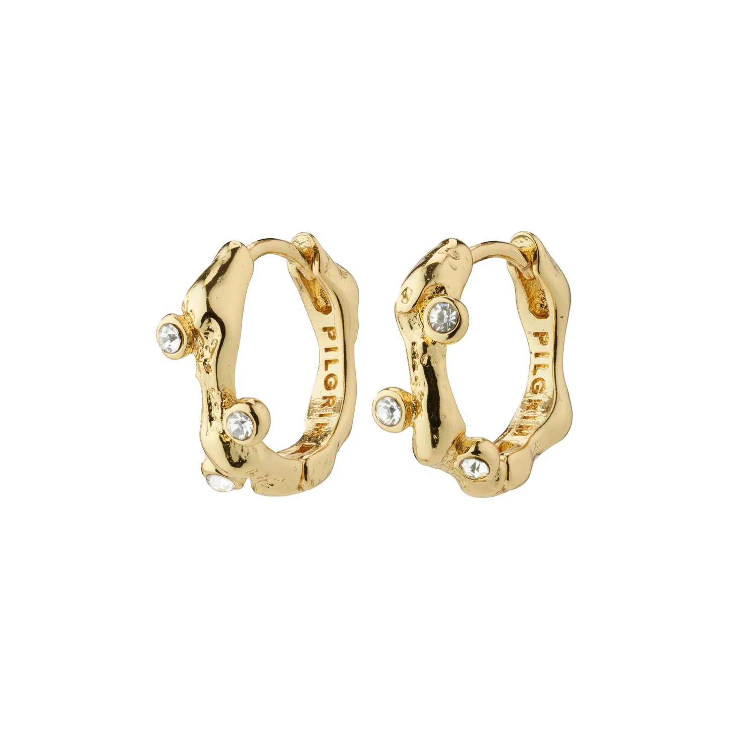 262332013//262336013 recycled crystal hoop earrings