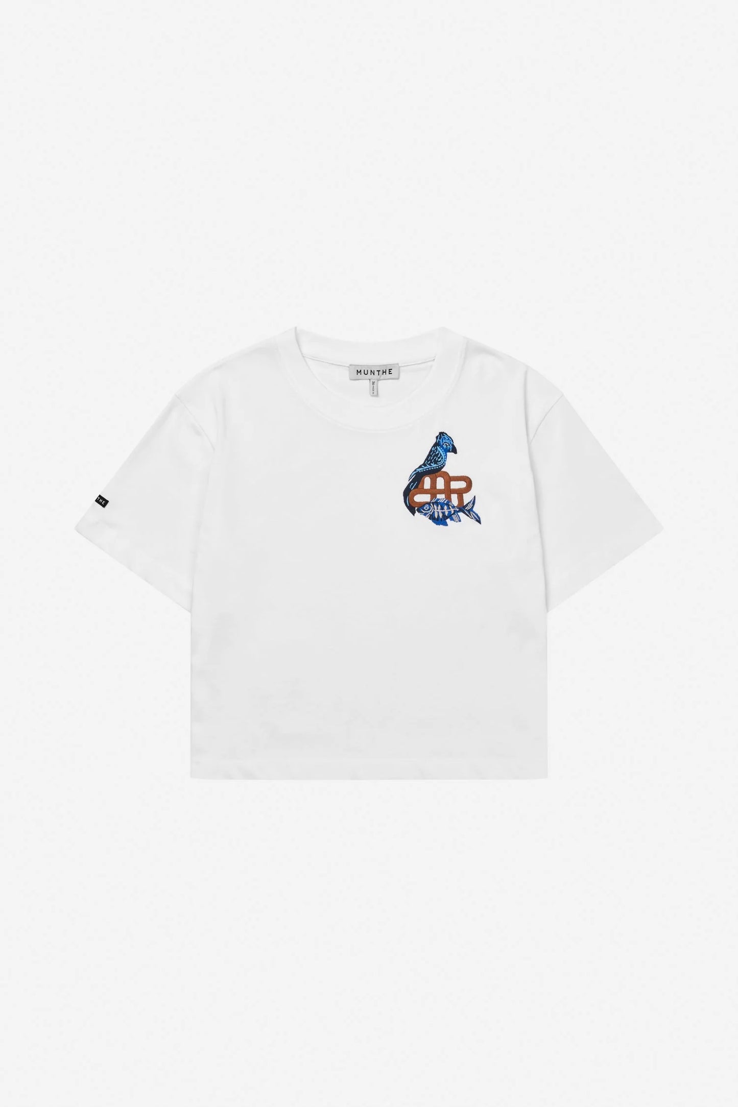NURI Embroidery T-Shirt White