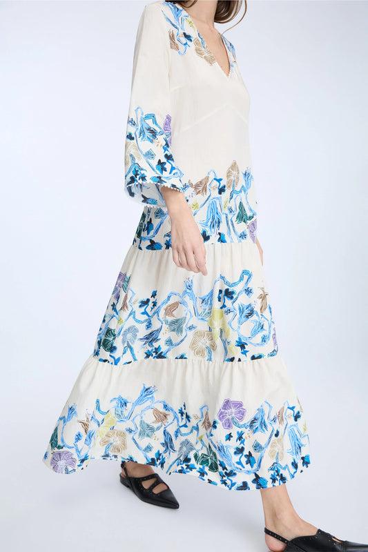 NAO Maxi Print Dress PrintIvory