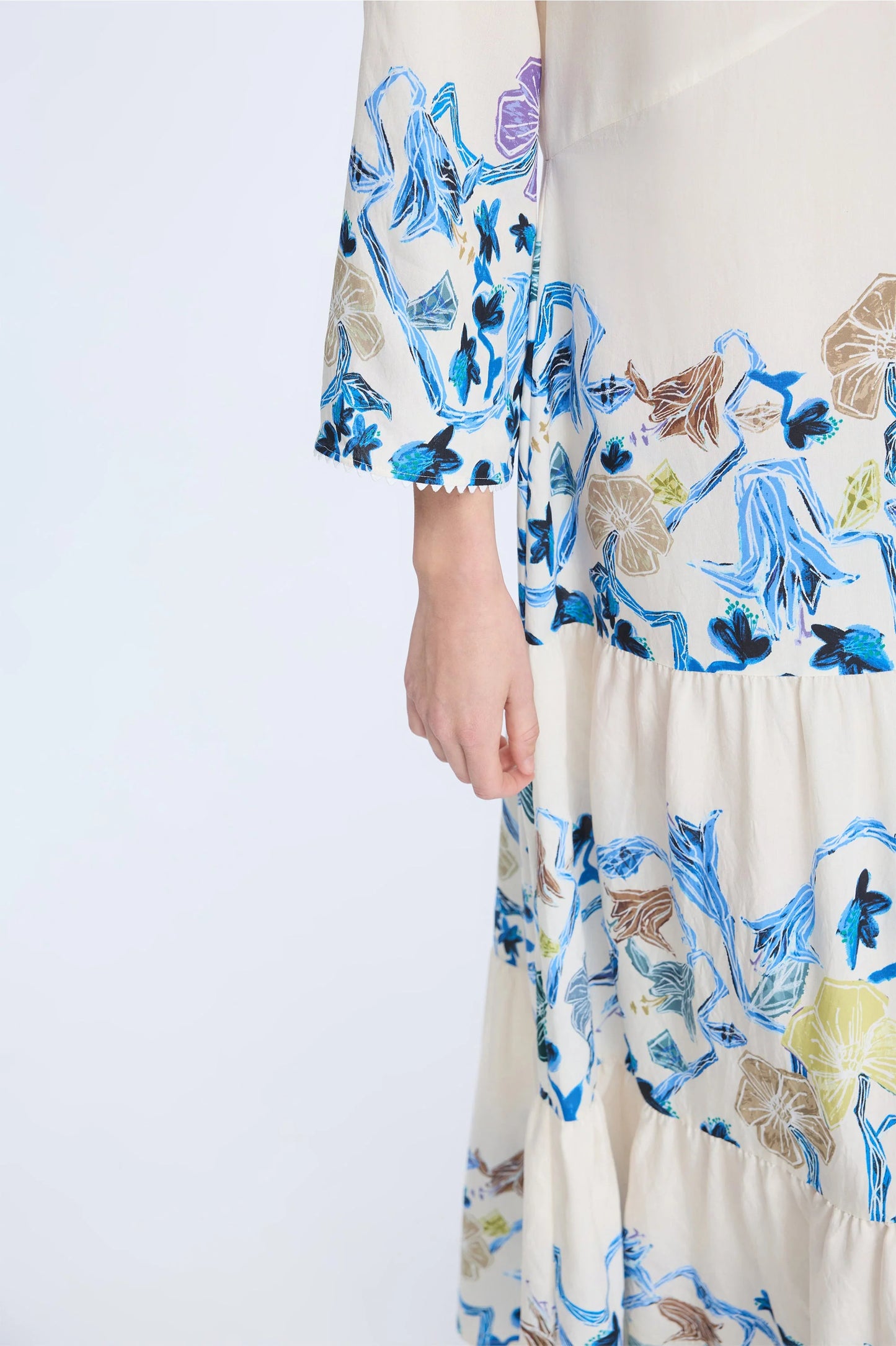 NAO Maxi Print Dress PrintIvory