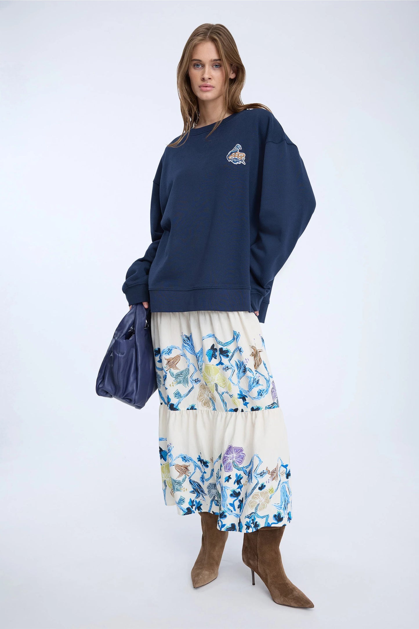 NAO Maxi Print Dress PrintIvory