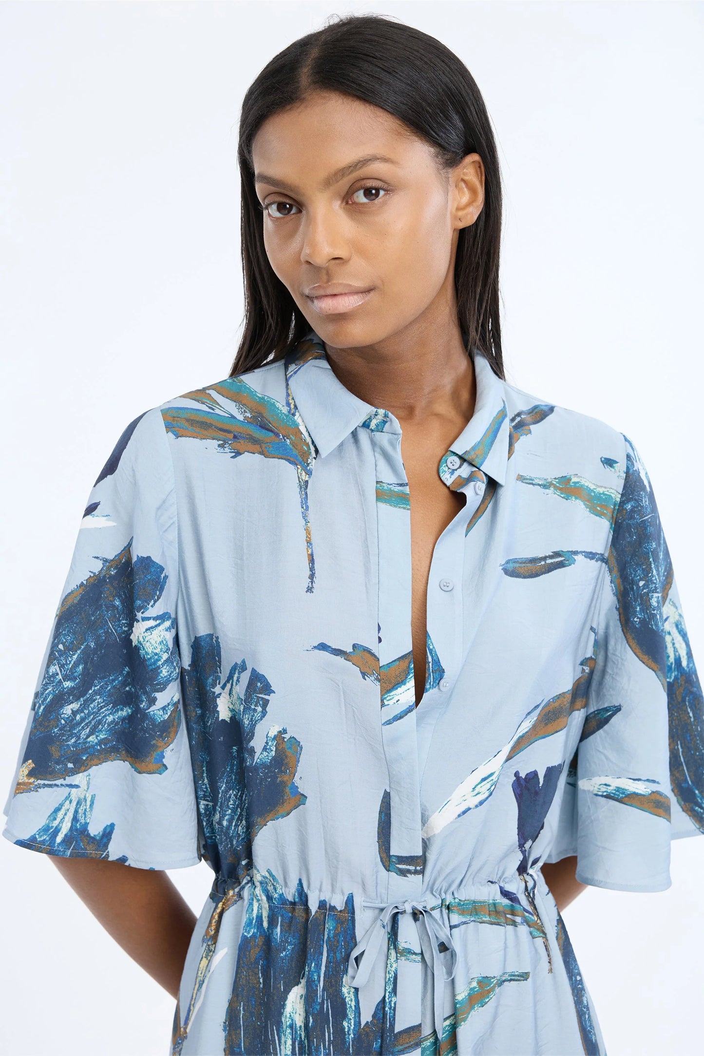 NANNY Printed Dress PrintGrey