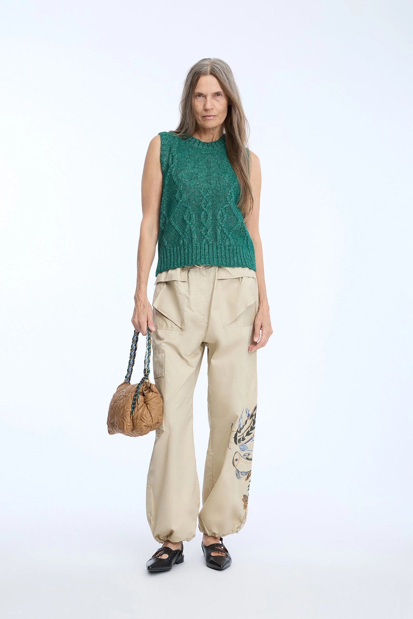 NOEY Knitted Vest Green