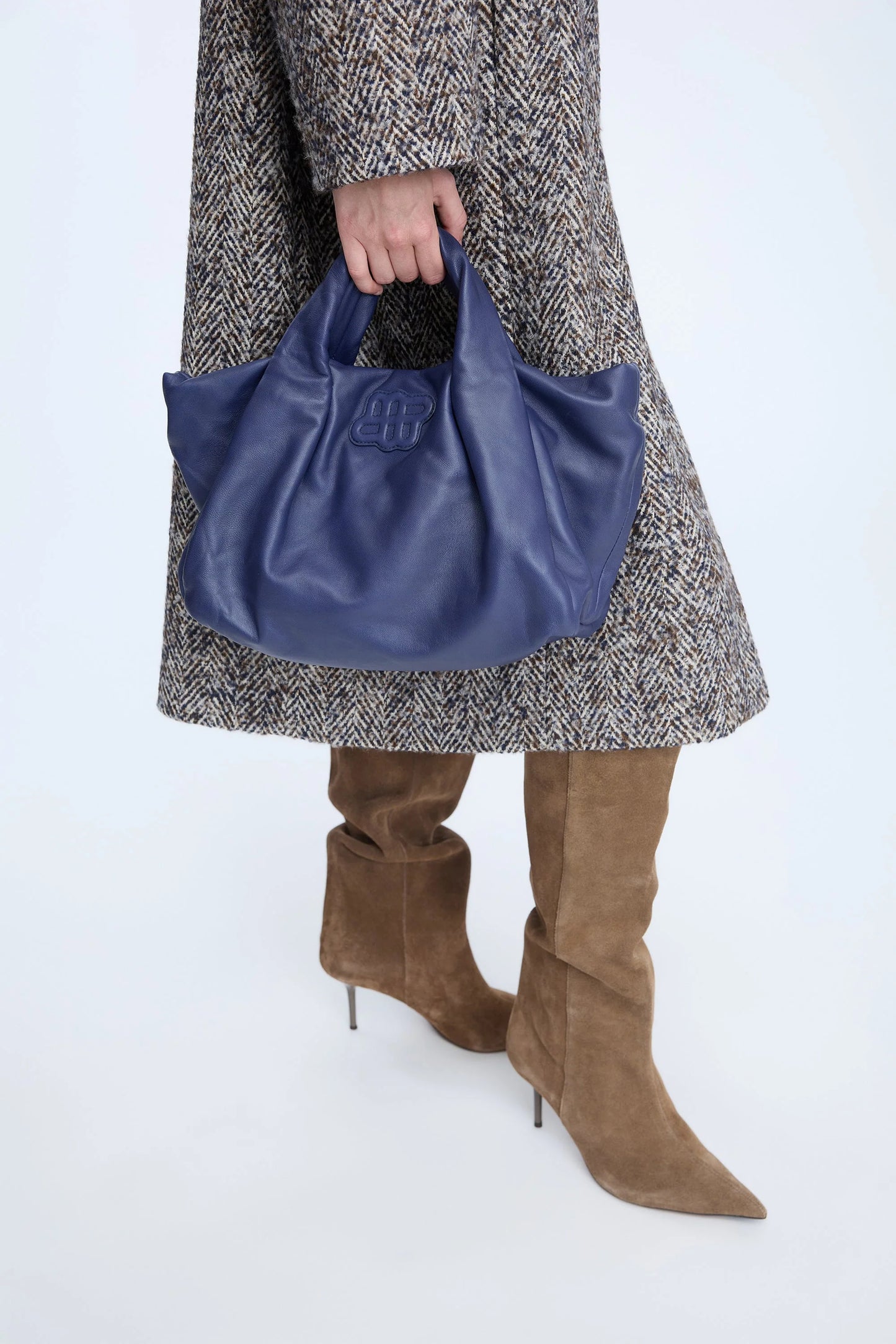 Lix Leather Embossed Handbag