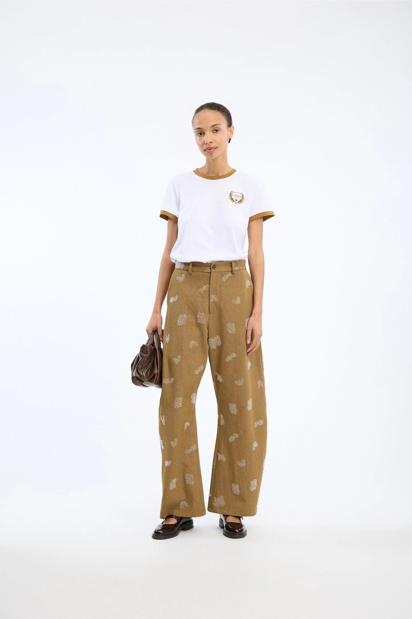 Vasler Cotton Straight Leg Trouser Nature