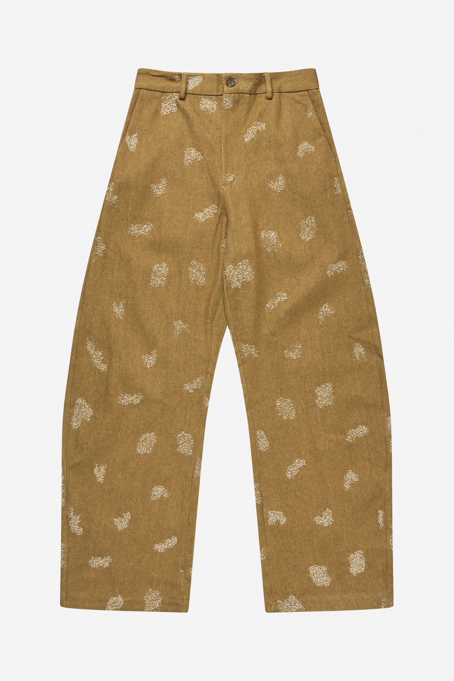 Vasler Cotton Straight Leg Trouser Nature