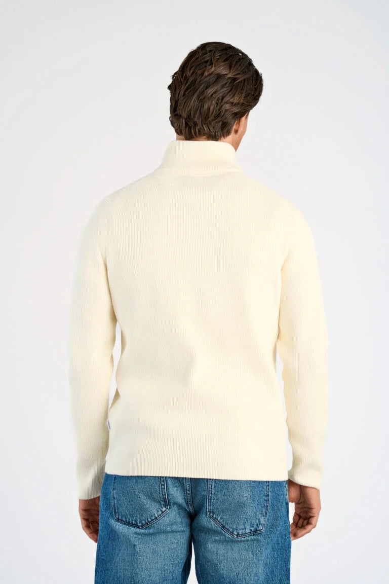 Mens - Cotton Mix Jumper with Neck Zip (804030)