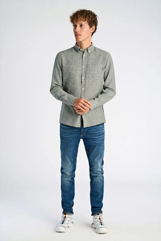 Mens - Linen Mix Shirt 220276