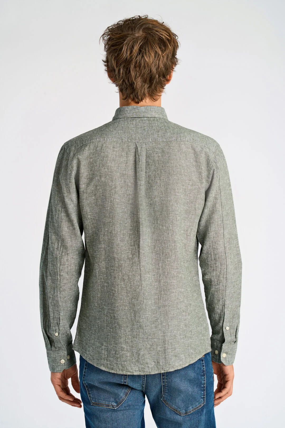 Mens - Linen Mix Shirt 220276