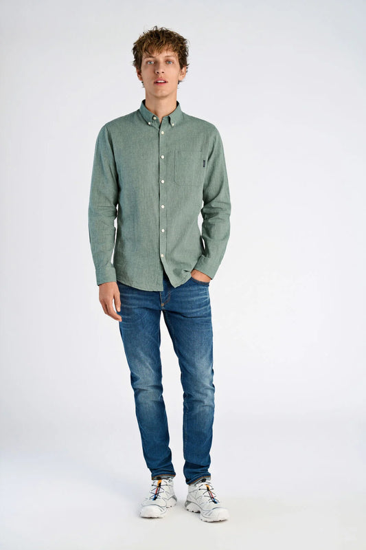 Mens - Linen Mix Shirt 220276