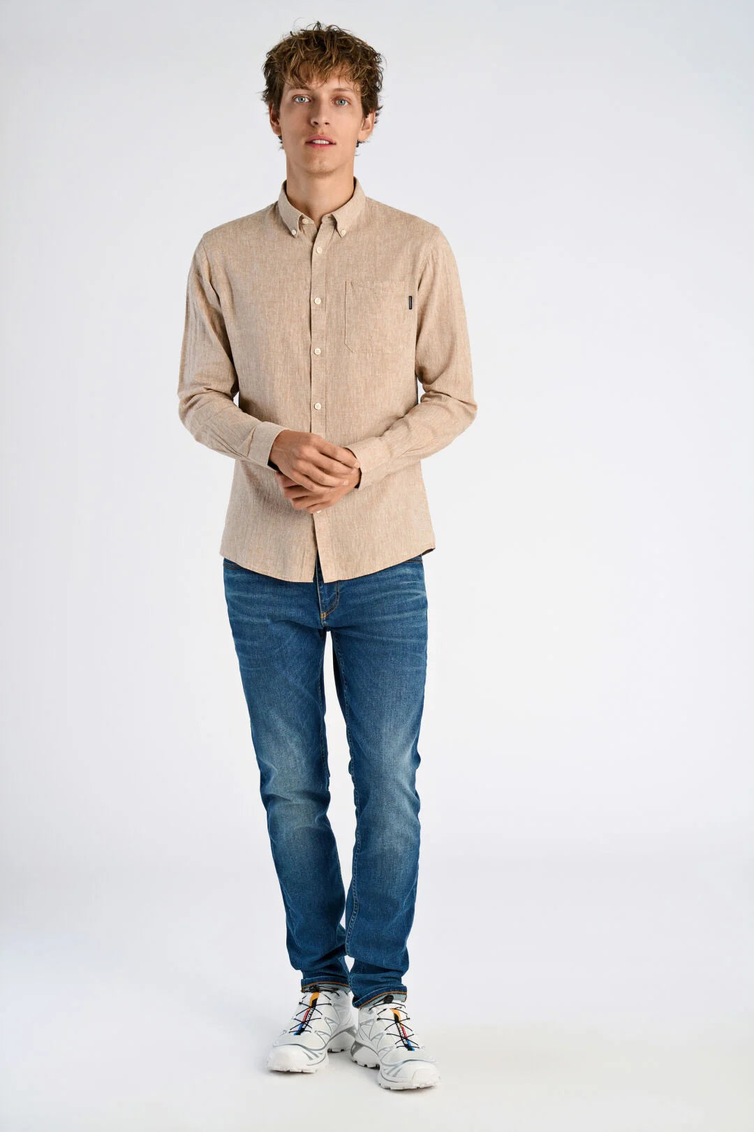 Mens - Linen Mix Shirt 220276