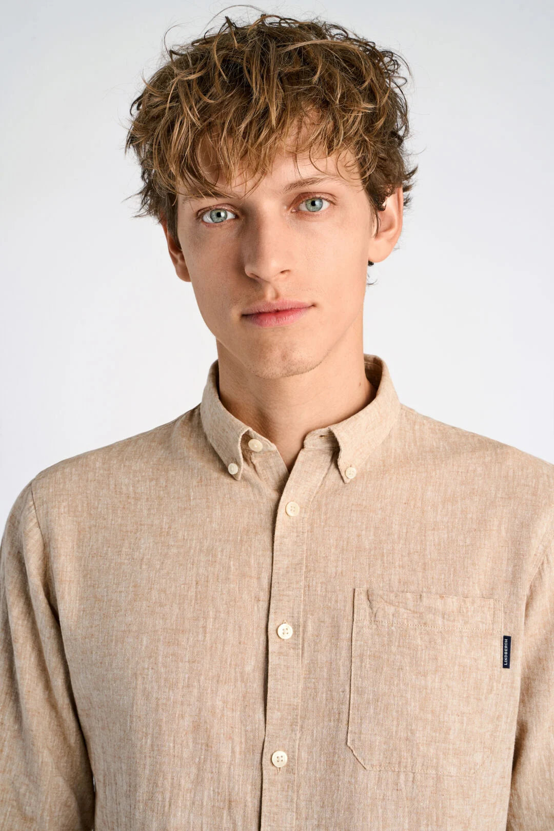 Mens - Linen Mix Shirt 220276