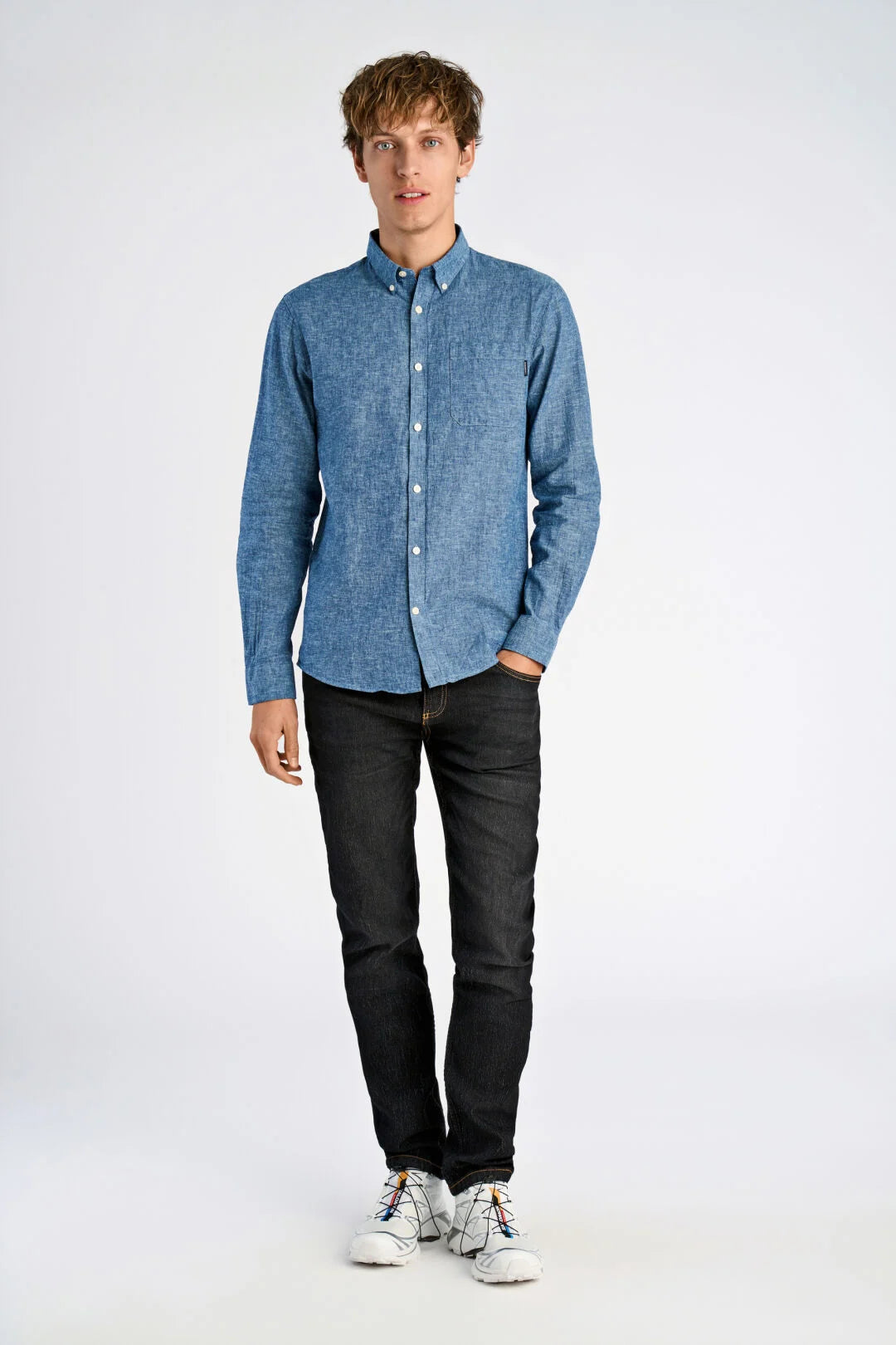 Mens - Linen Mix Shirt 220276