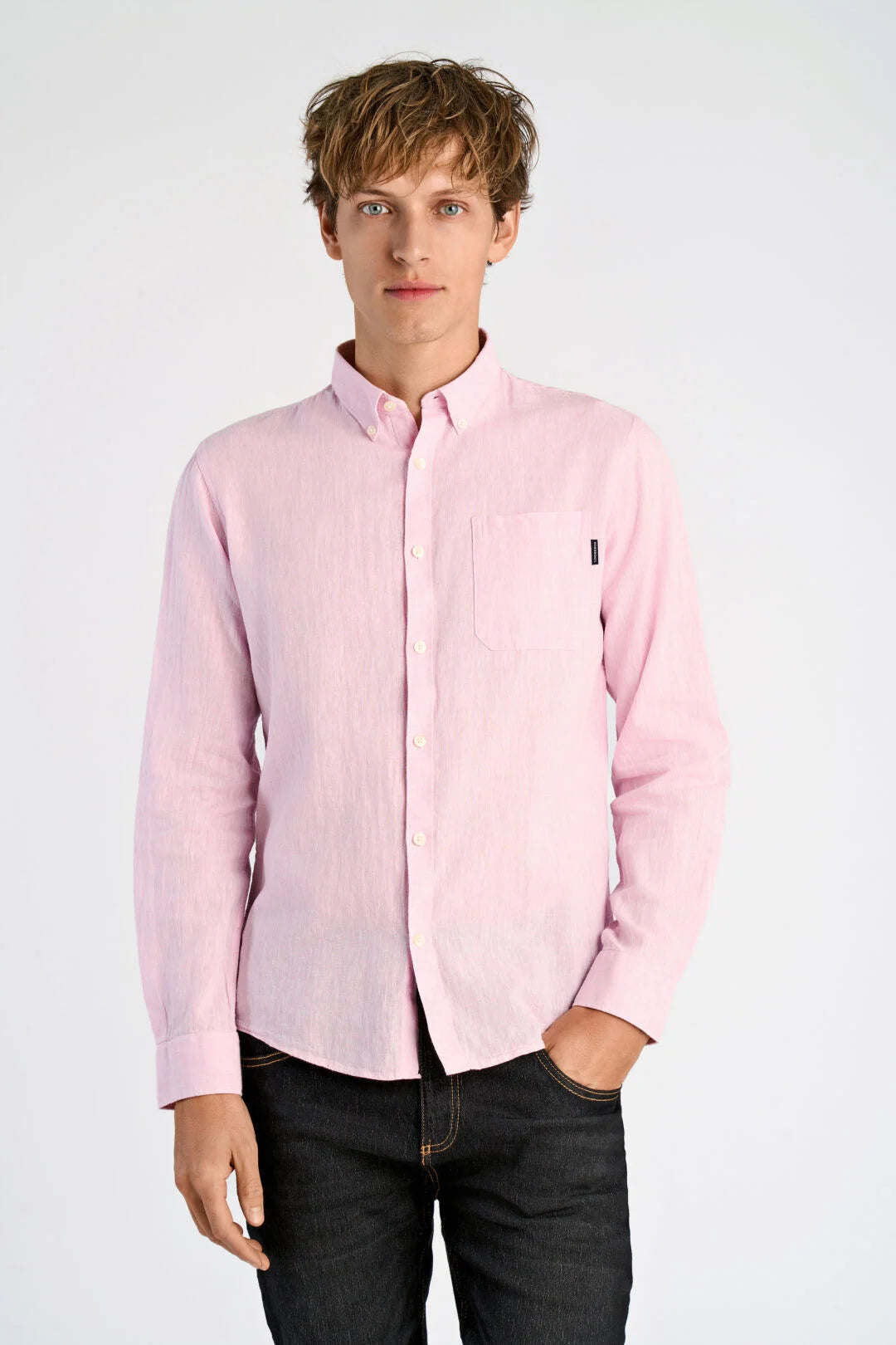 Mens - Linen Mix Shirt 220276
