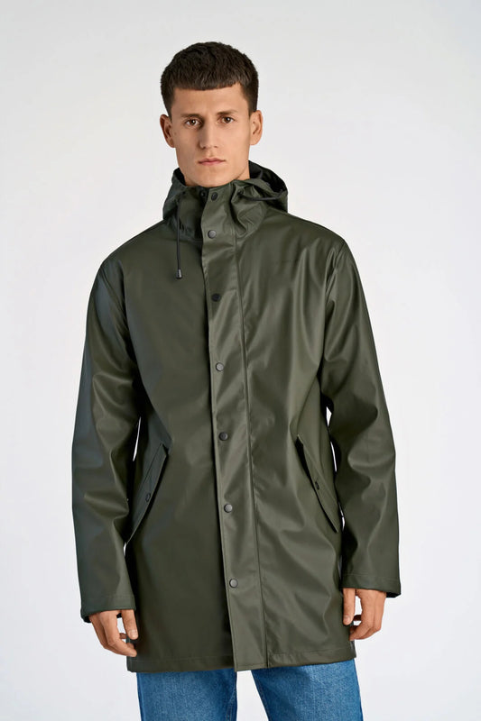 Mens - Rainproof Jacket Dark Army 301138