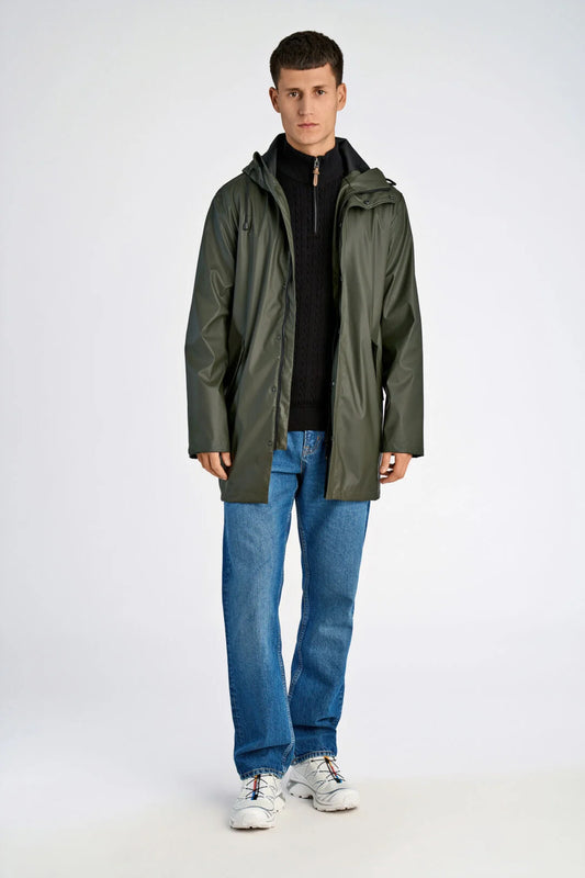 Mens - Rainproof Jacket Dark Army 301138