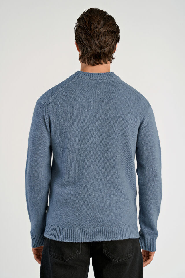 Mens - Cardigan Blue Ice Mel (30-800223)