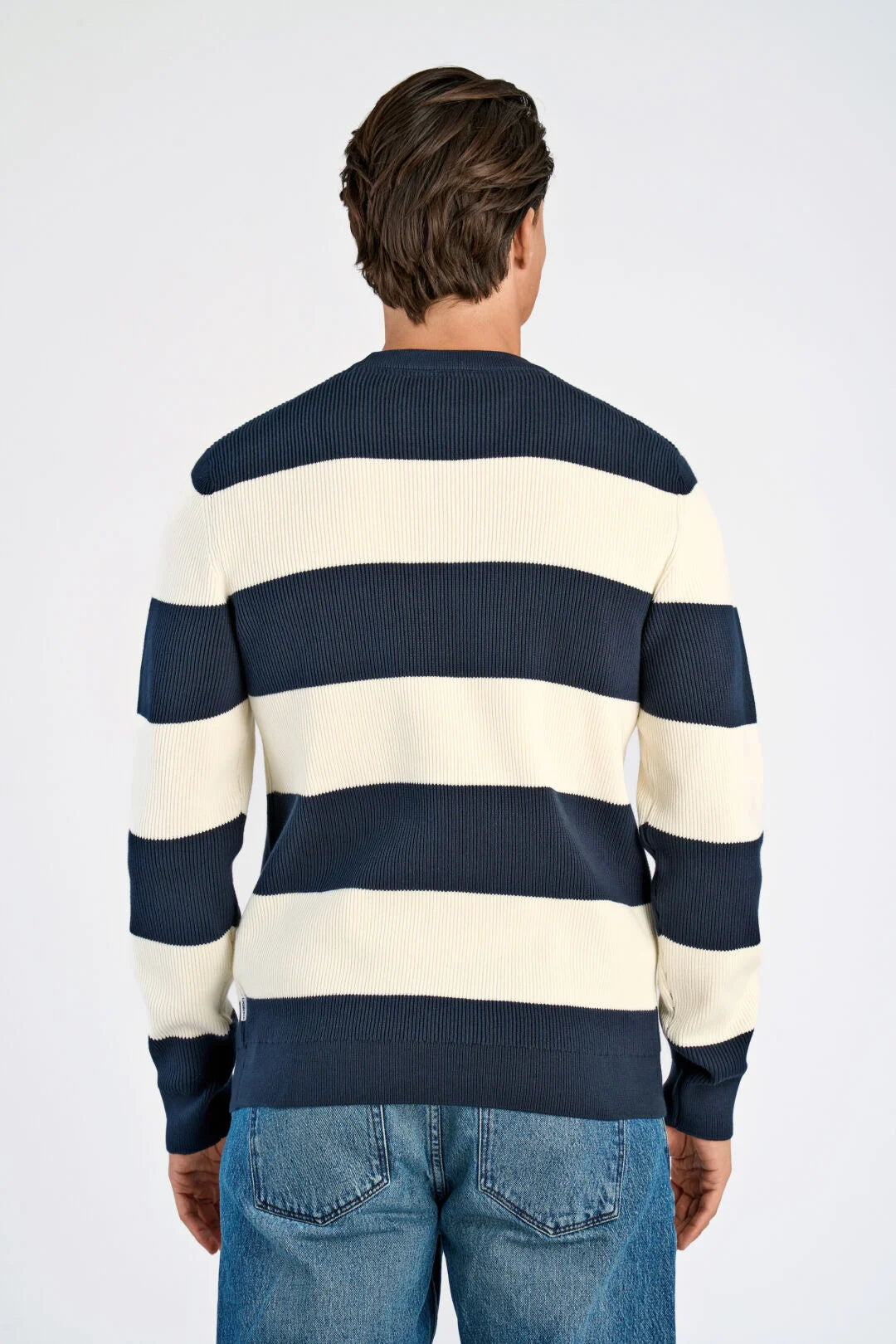 Mens - Striped Cotton Knit 804036