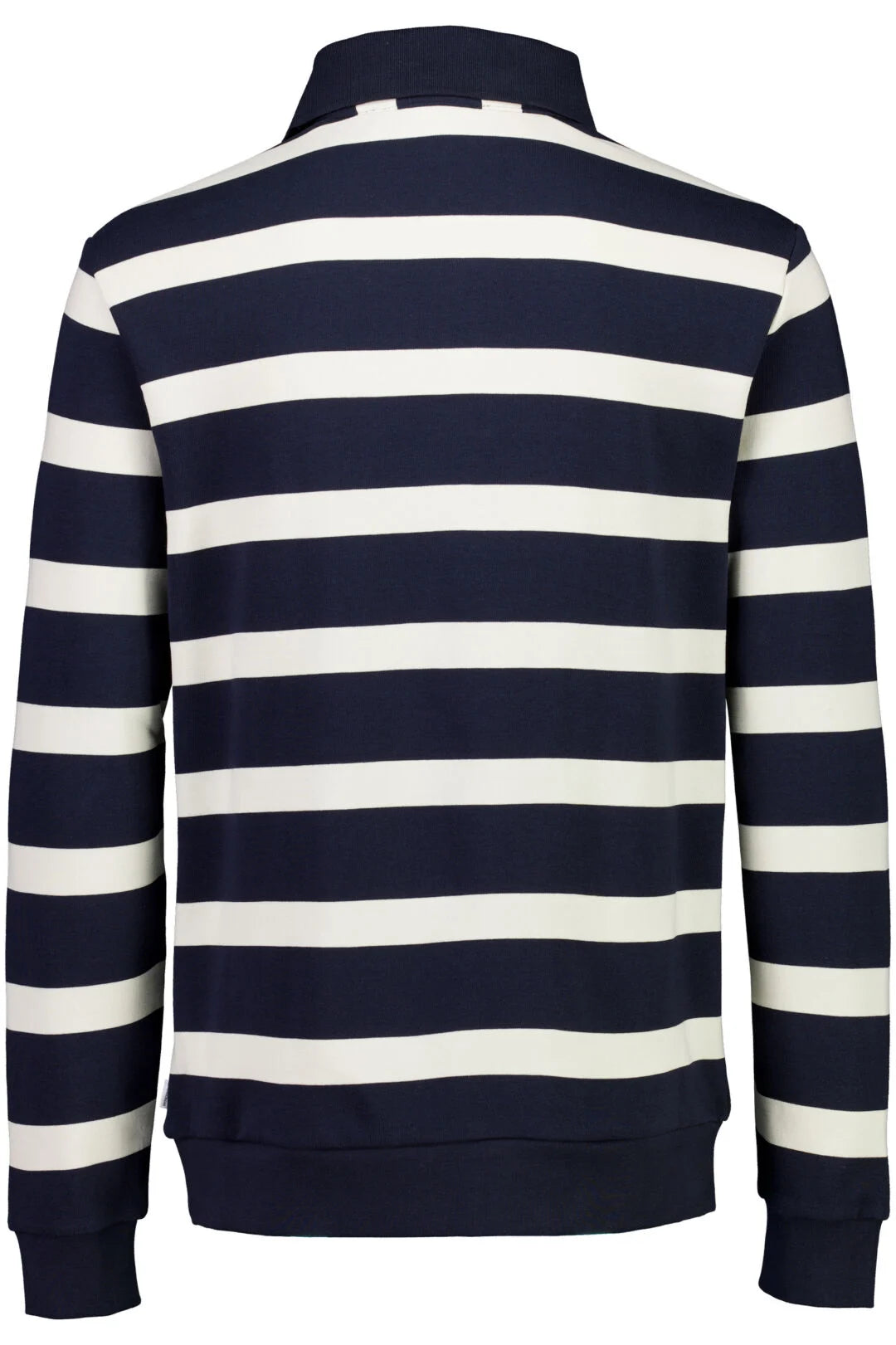 Mens- Rugby Swatshirt in Stripe 705205 Navy