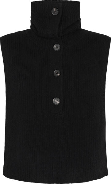 Women's Black Dominic 1 Knit Vest Black