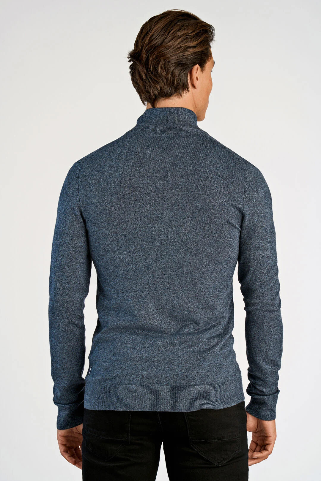 Mens - Knitted Zipped Cardigan 800143