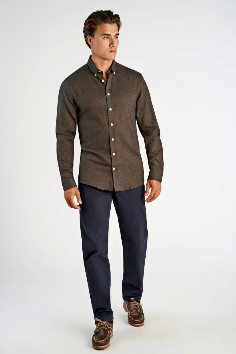 203634 - Mens Soft Cotton Button-Down Shirt
