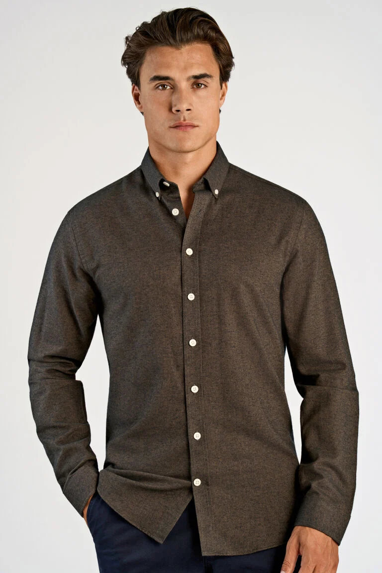 203634 - Mens Soft Cotton Button-Down Shirt