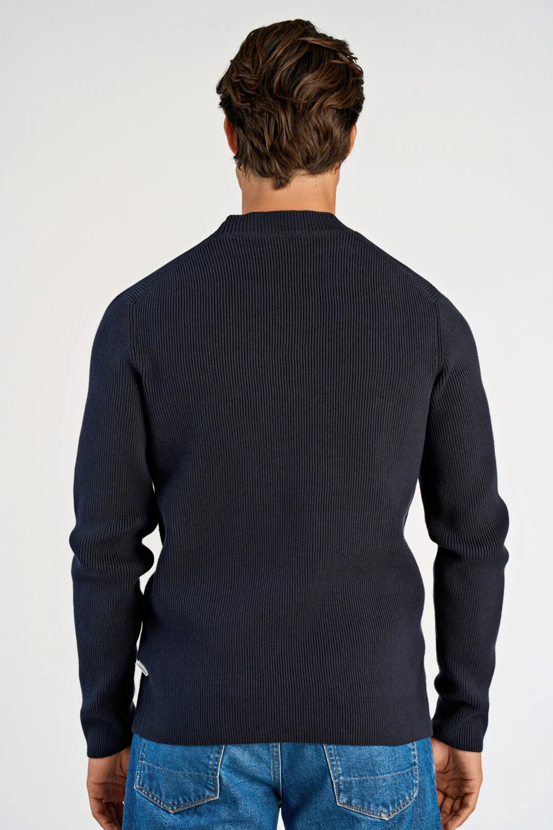 Mens - Cotton Knitted Cardigan 804029