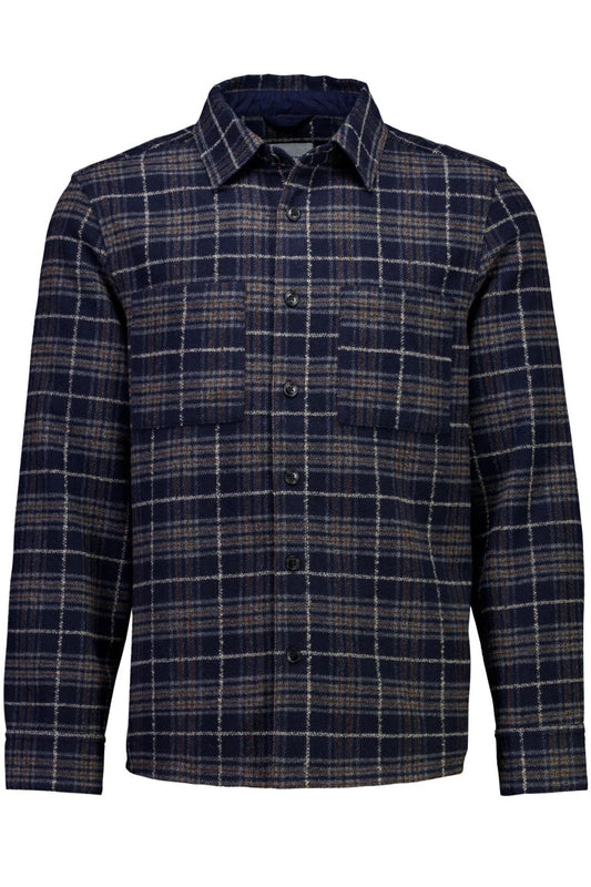 305097 - Mens Checked OverShirt Navy