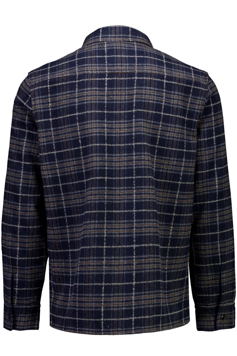 305097 - Mens Checked OverShirt Navy