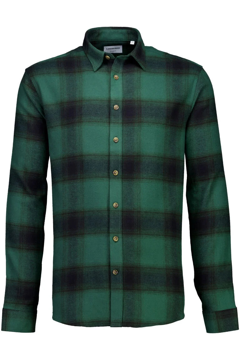203792 - Mens Checked Relaxed Fit Cotton Shirt