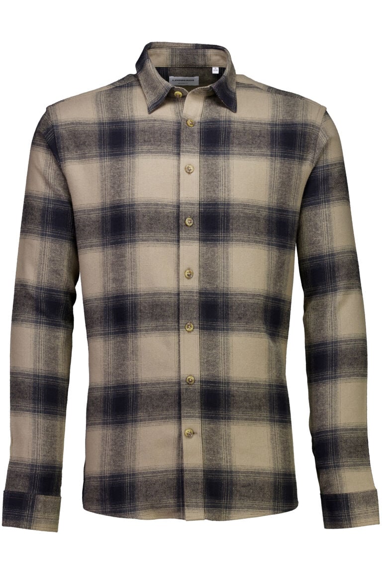 203792 - Mens Checked Relaxed Fit Cotton Shirt